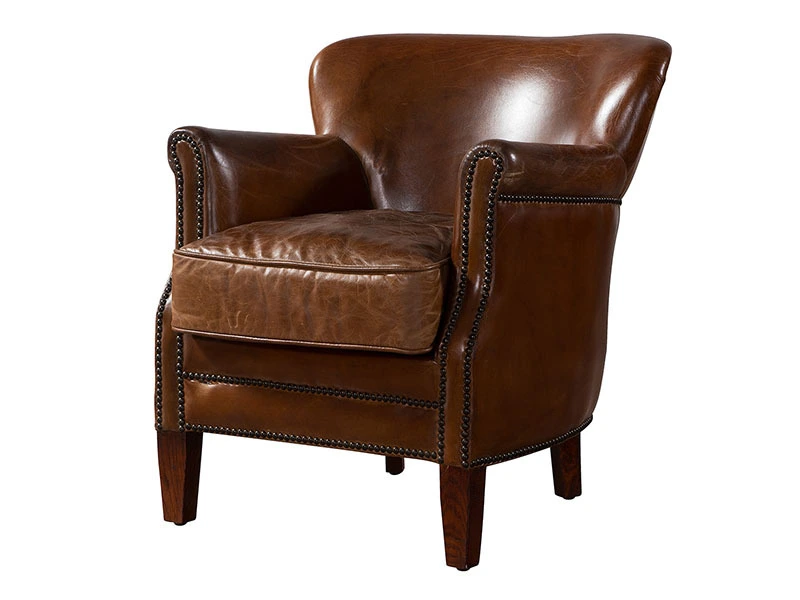 American Vintage Club Leather Chair 1