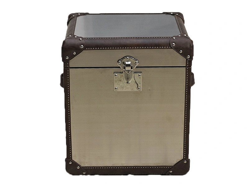 Vintage Living Room Side Mirror Trunk 1