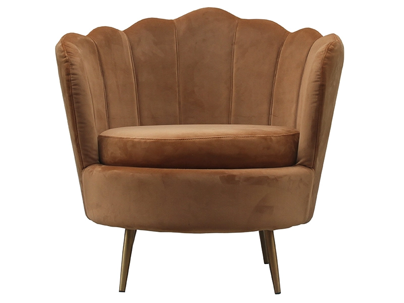 Vintage Velvet Fabric Chair 1