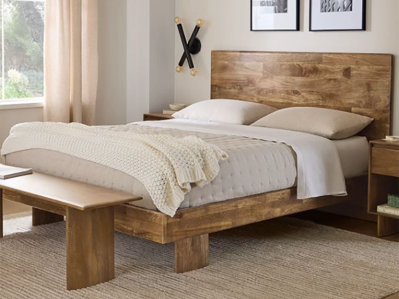 Anton Solid Wood Bed 1