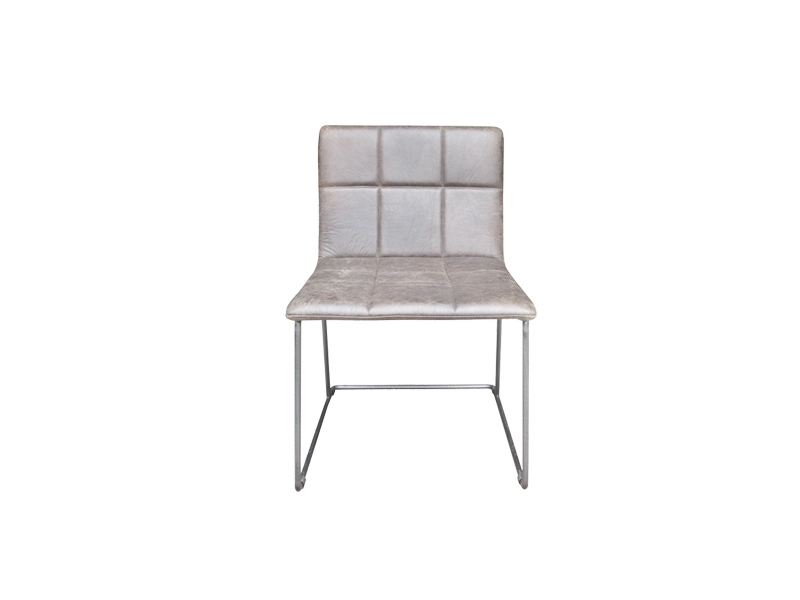 Metal Frame And Leather Creative Dining Chair Use In Living Room Restaurant Club Office 1