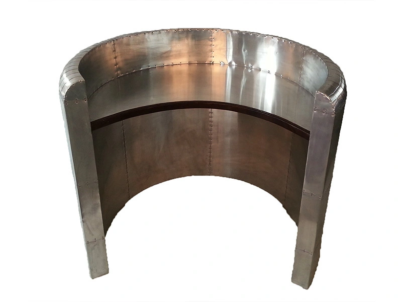 Aviator Aircraft Round Aluminum Reception Table 1
