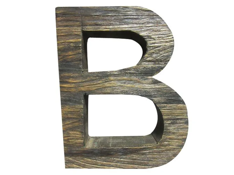 Vintage Wood Letter 1