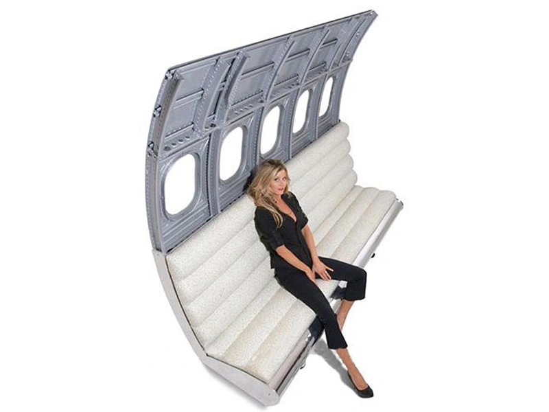 Aviation Metal Fuselage Sofa Seating For Sale 1