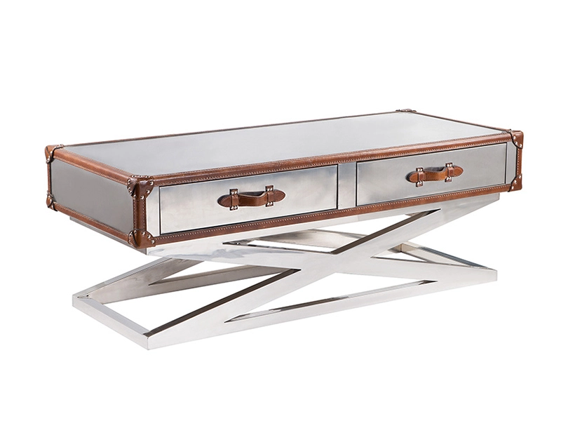 Factory Wholesale European Modern Coffee Table And Sofa Set For Living Roomstainless steel coffee table 1