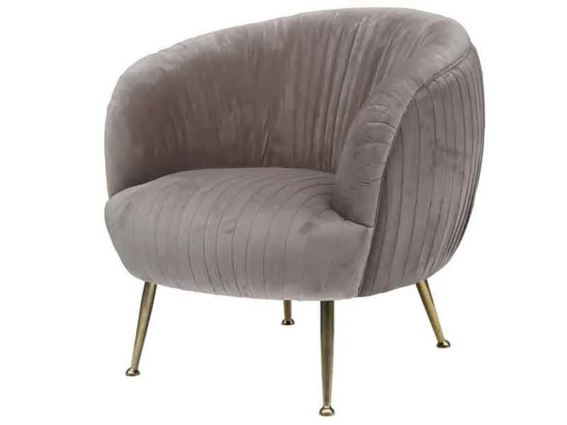 Velvet Fabric Chair 1