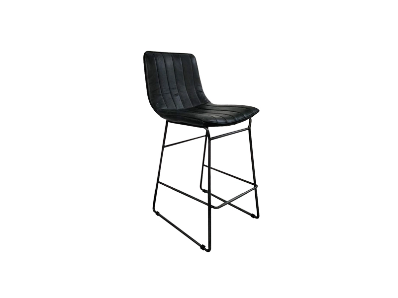 Black Bar Chairs Of Various Materials Solid And Durable For Club Living Room Lobby 1