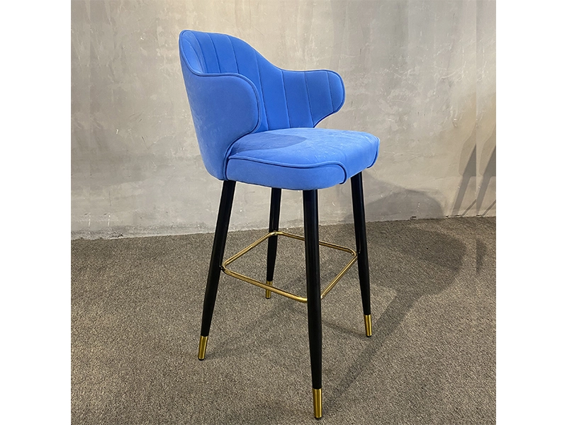  Modern Home Furniture Leather Bar Chair Stool High Chair For Bar Tabler 1