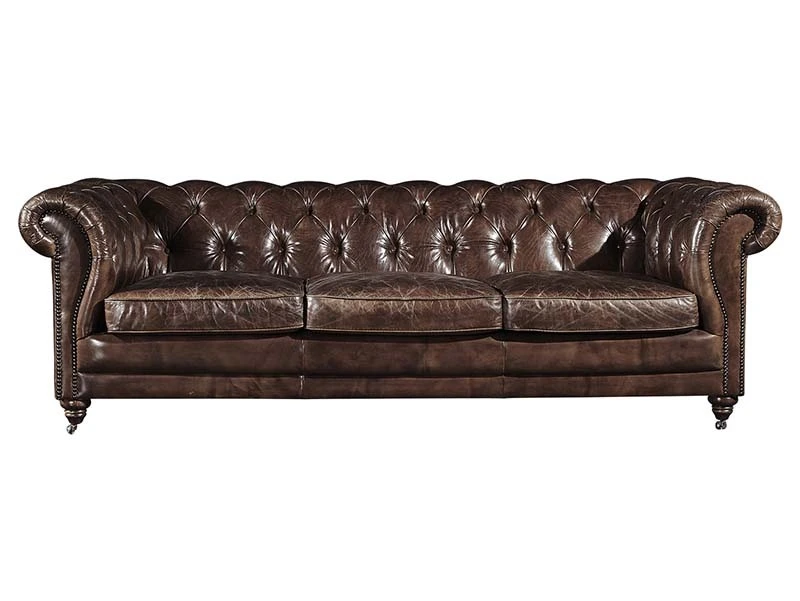 Tufted Back Chesterfield Sofa 3S 1