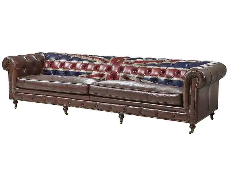 Union Jack Back Chesterfield Sofa 1