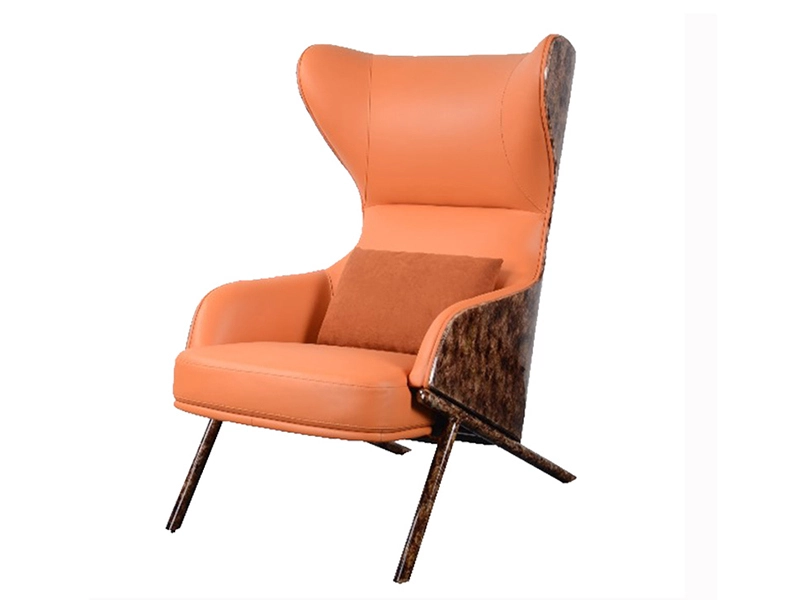 Nordic Simple Design Golden Metal Leg Restaurant Hotel Coffee Table Furniture Custom Accent Chair 1