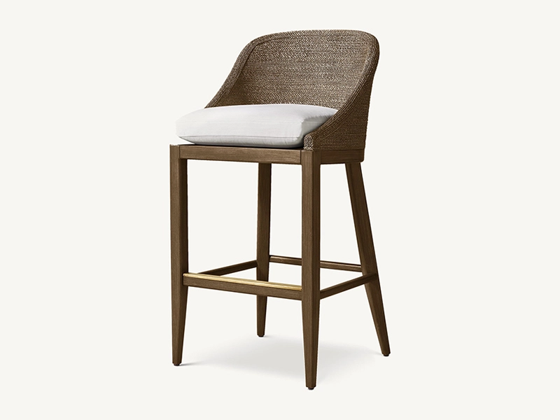 Water Grass Woven Bar Chair 1