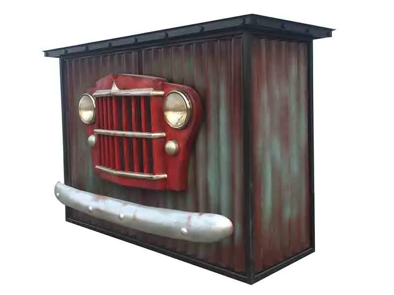 Industrial Car Model Bar Table 1