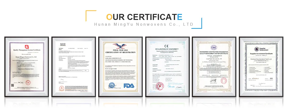 Ming Yu Latest face mask material Suppliers for medical 5