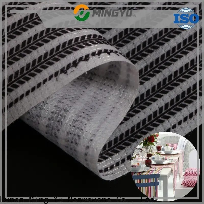 Ming Yu Latest stitchbond polyester fabric for business for handbag 1