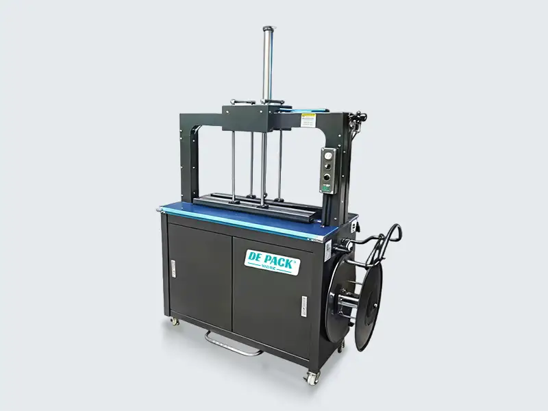 Semi-automatic Corrugated Box Strapping Machine Supplier - DE PACK 1
