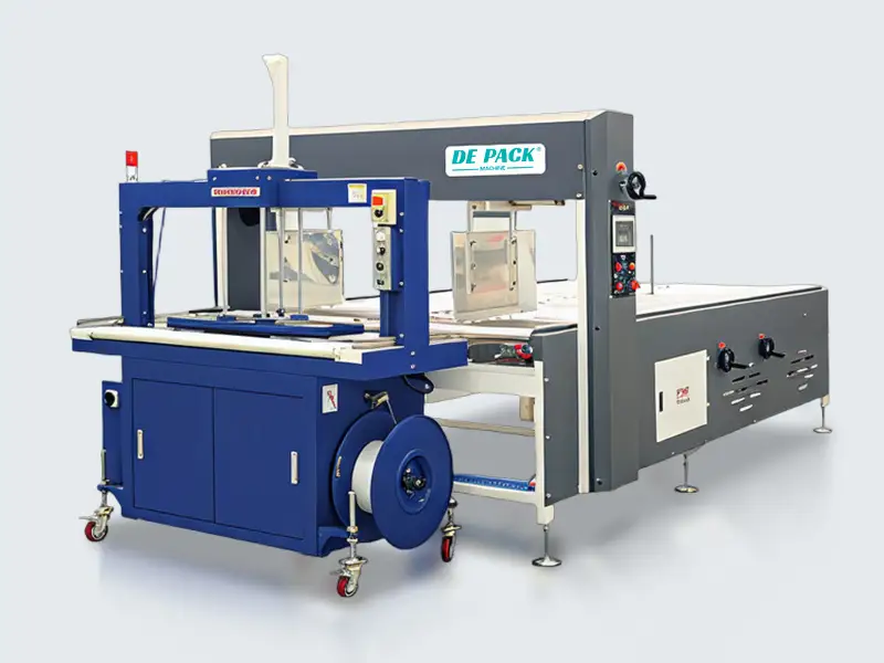 High-Performance Automatic PP Corrugated Box Strapping Machine Factory - DE PACK 1