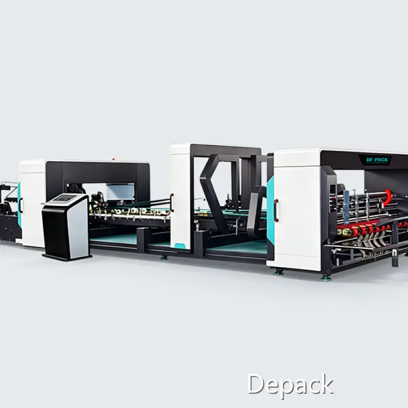 High Quality Corrugated Folder Gluer Machine-1 1