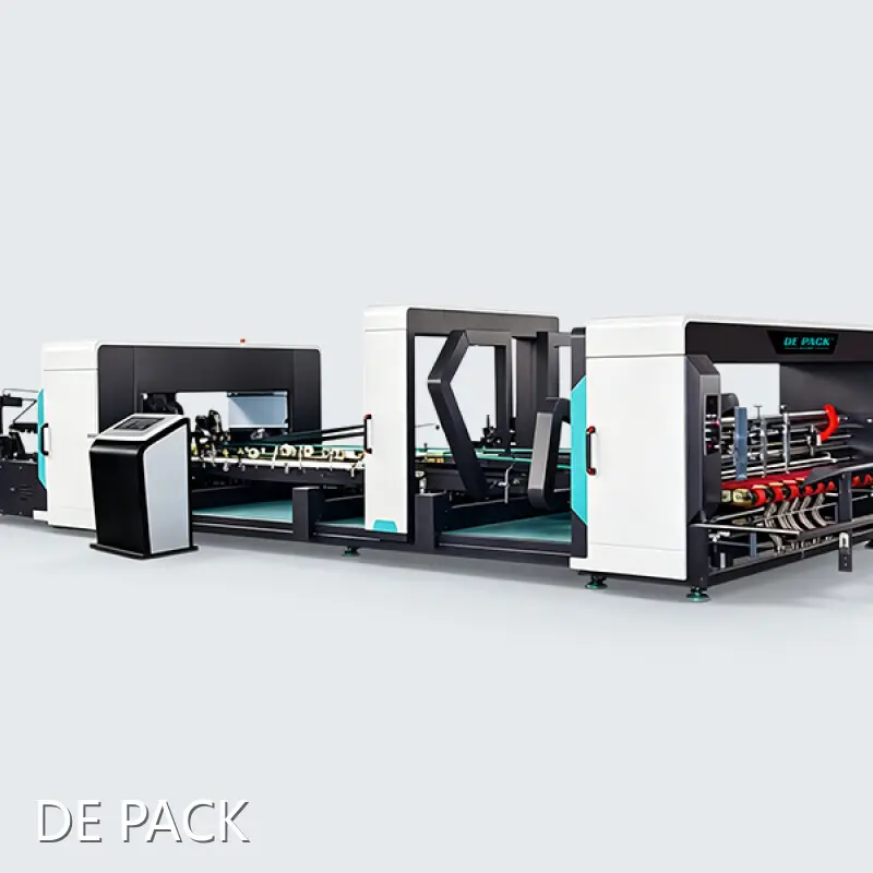 Corrugated Folder Gluer Machine Top Corrugated Folder Gluer Machine-1 1