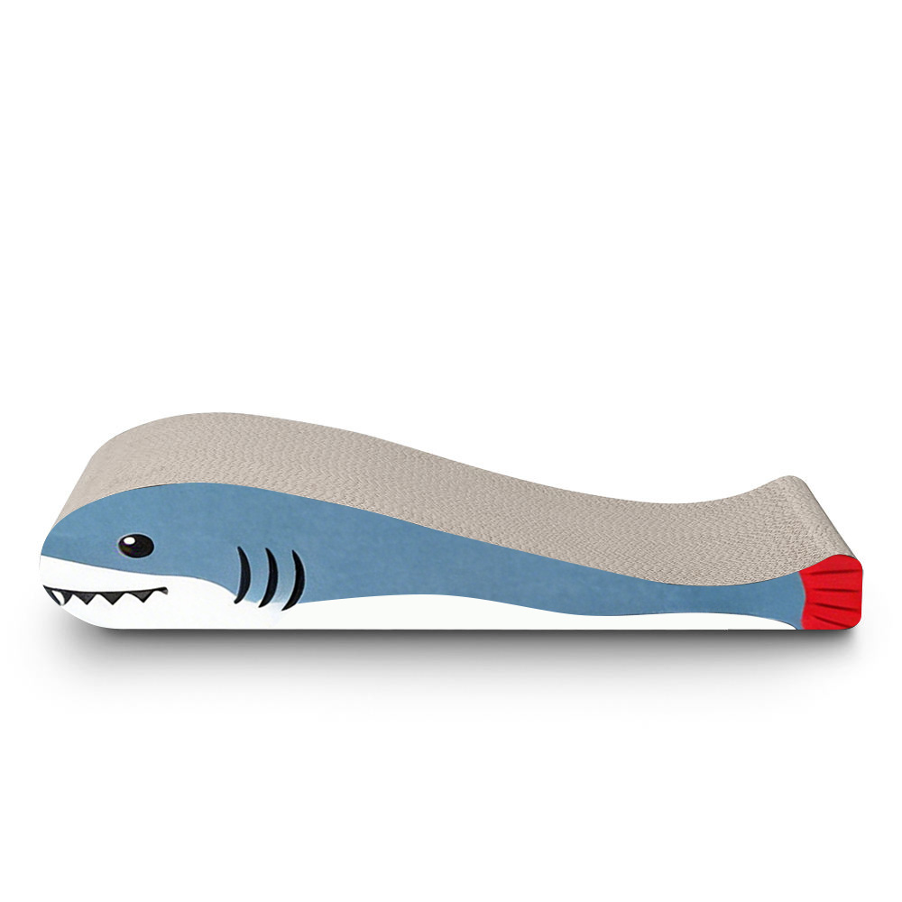 Wholesale Custom Blue Whale-Shaped Scratching Post ZB-0049