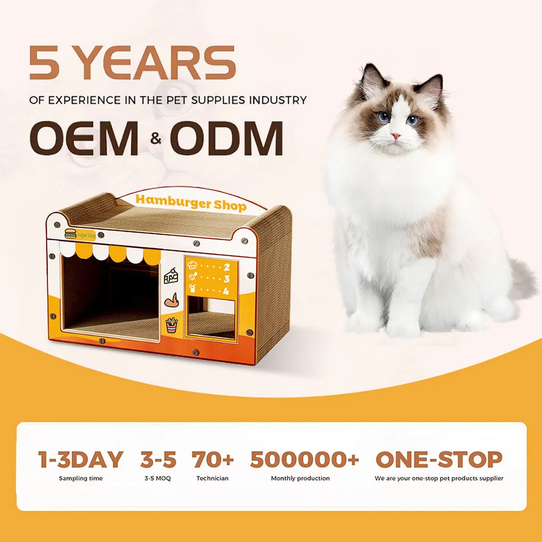 Sofá rascador para gatos resistente al desgaste, personalizado, modelo ZB-0083 9