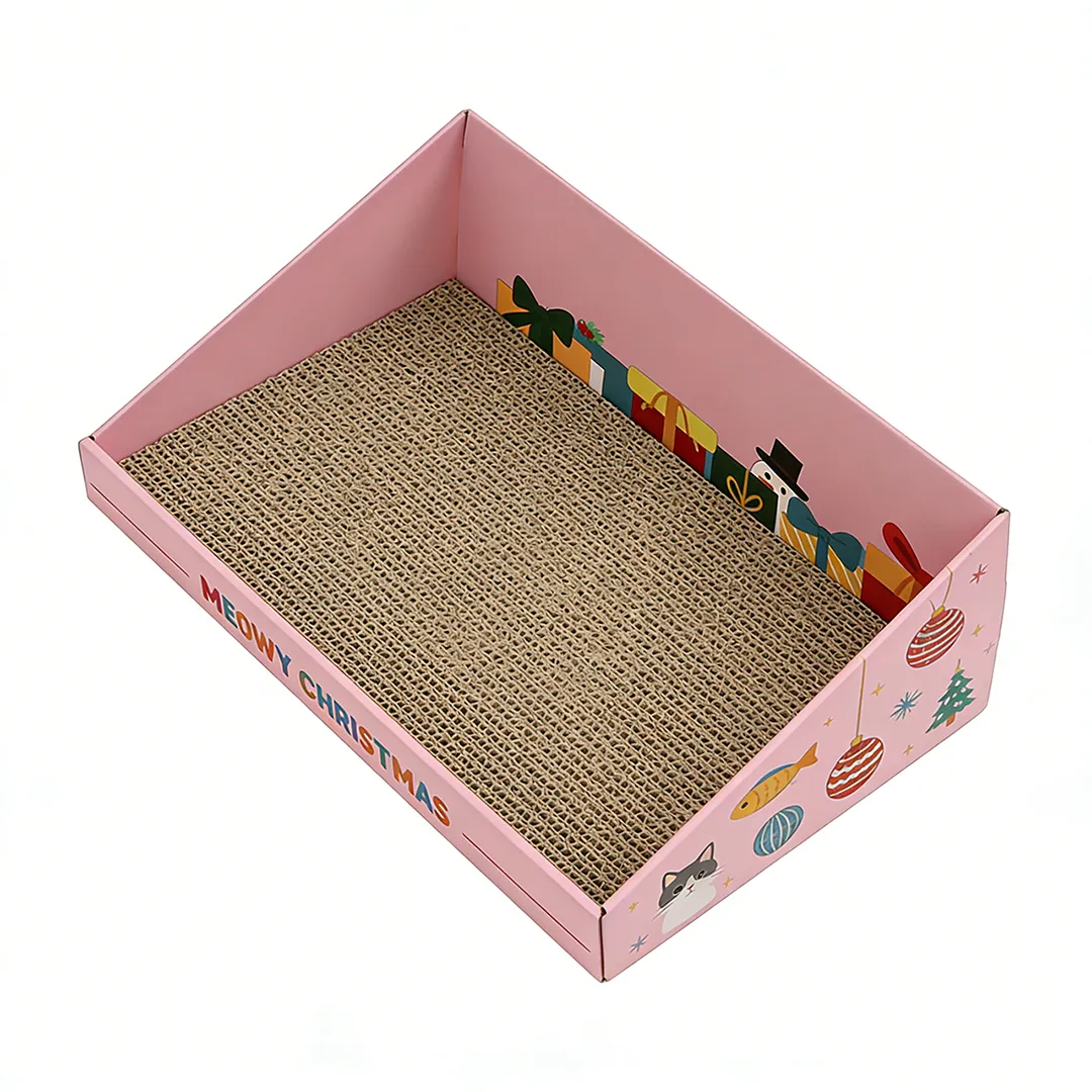 Hot Sale Custom Pink Christmas Cat Litter SP-0007 2