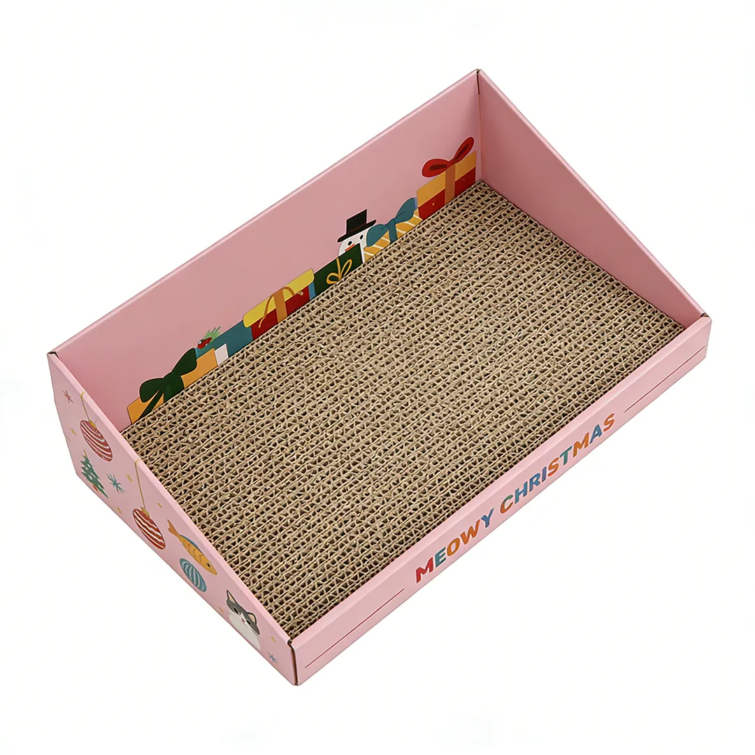 Hot Sale Custom Pink Christmas Cat Litter SP-0007 3