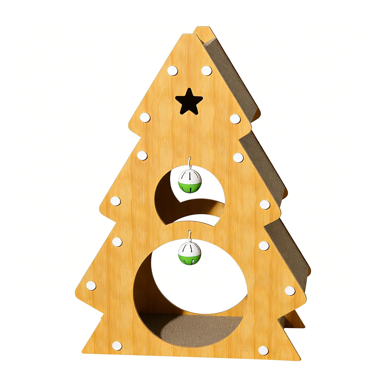 Bestseller: Individuell gestaltbarer Katzenbaum aus Holz, Weihnachtsbaum PJ-0004 3