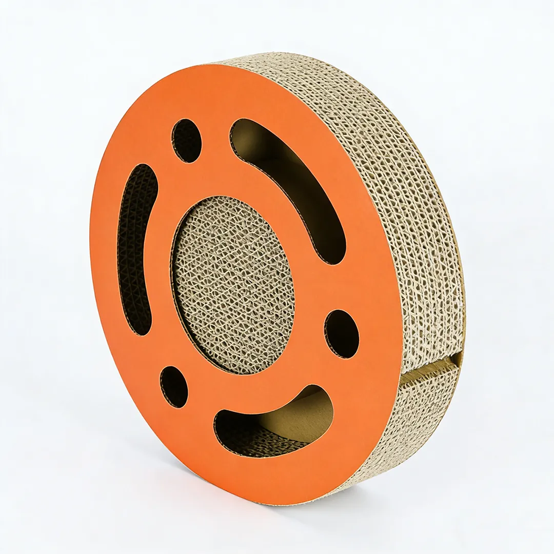 Best-Selling Cat Toy: Orange Ring Openwork Cat Scratcher WT-0009 2
