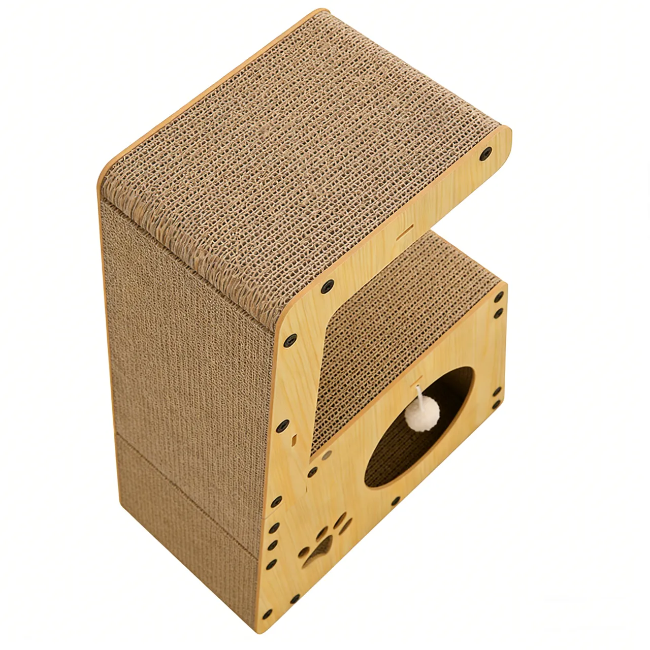 Wholesale Customizable All-in-One Cat Tree with Climbing and Hiding Features PJ-0001 3