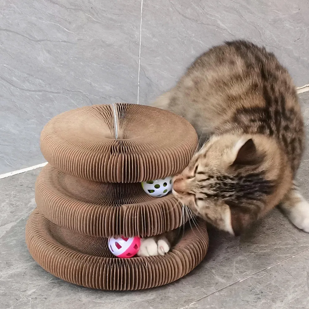 Best-Selling Custom Interactive Double-Ball Cat Toy WJ-0002 4