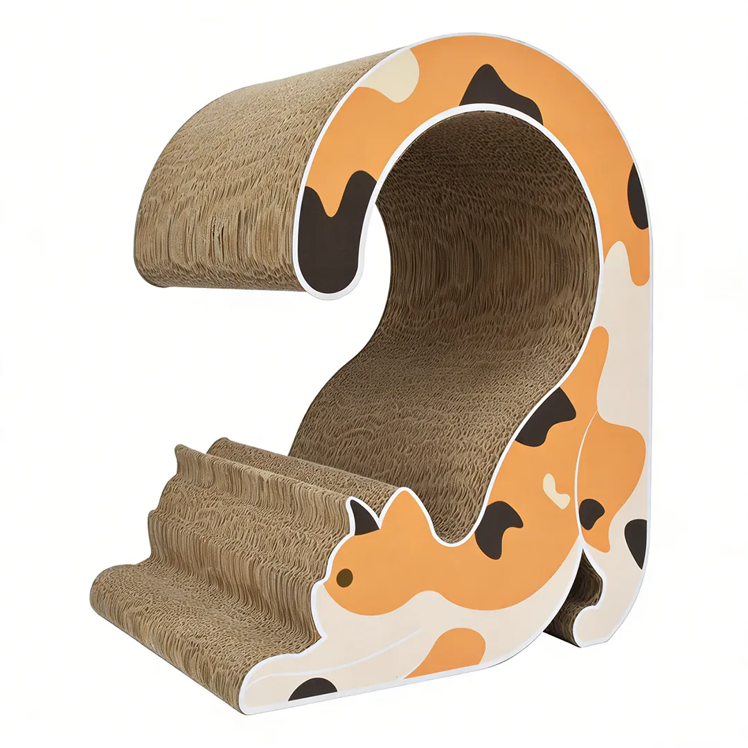 Rascador con forma de gato Calico ZB-0041