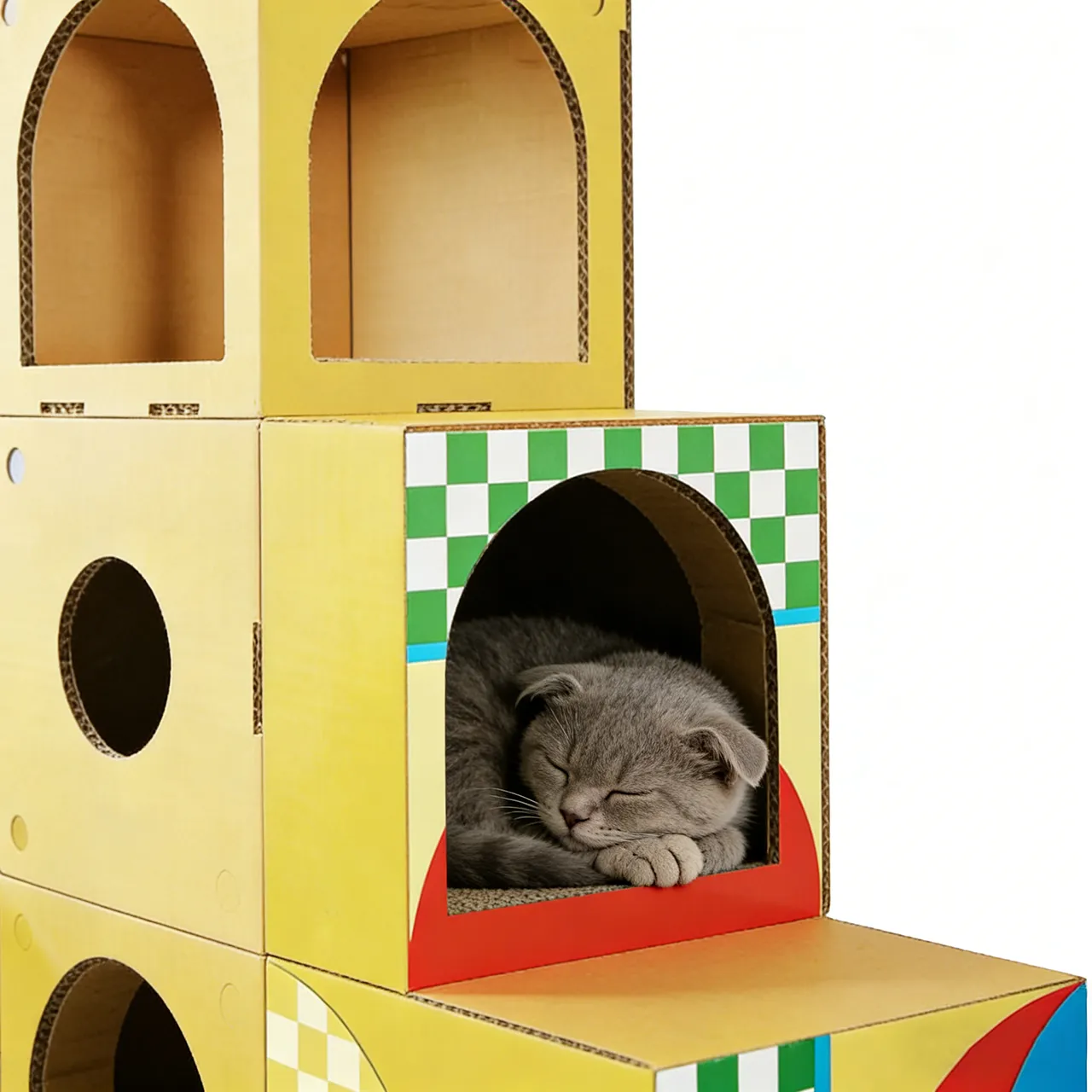 New Arrival: Customizable Modular Cat House WW-0015 2