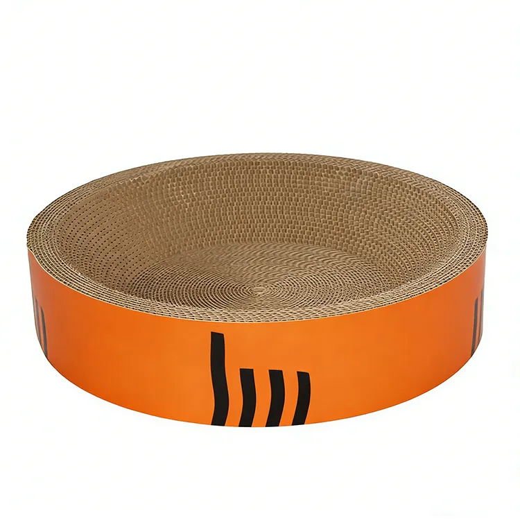 Simple Round Cat Scratching Post ZB-0009 1