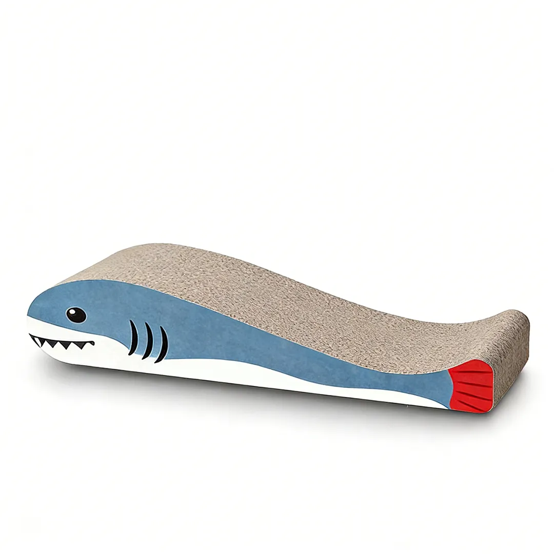 Wholesale Custom Blue Whale-Shaped Scratching Post ZB-0049 1