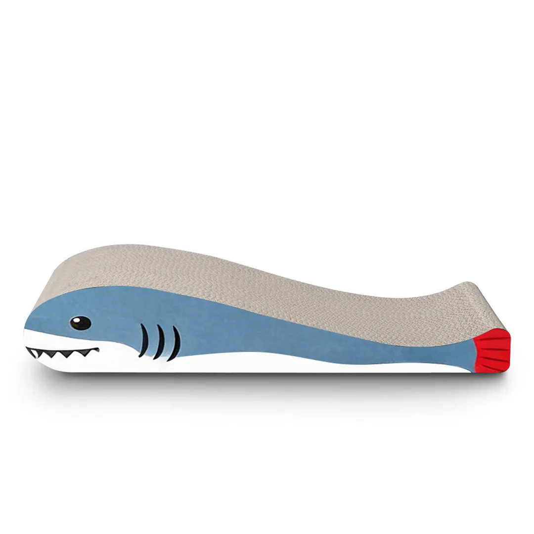 Wholesale Custom Blue Whale-Shaped Scratching Post ZB-0049 3