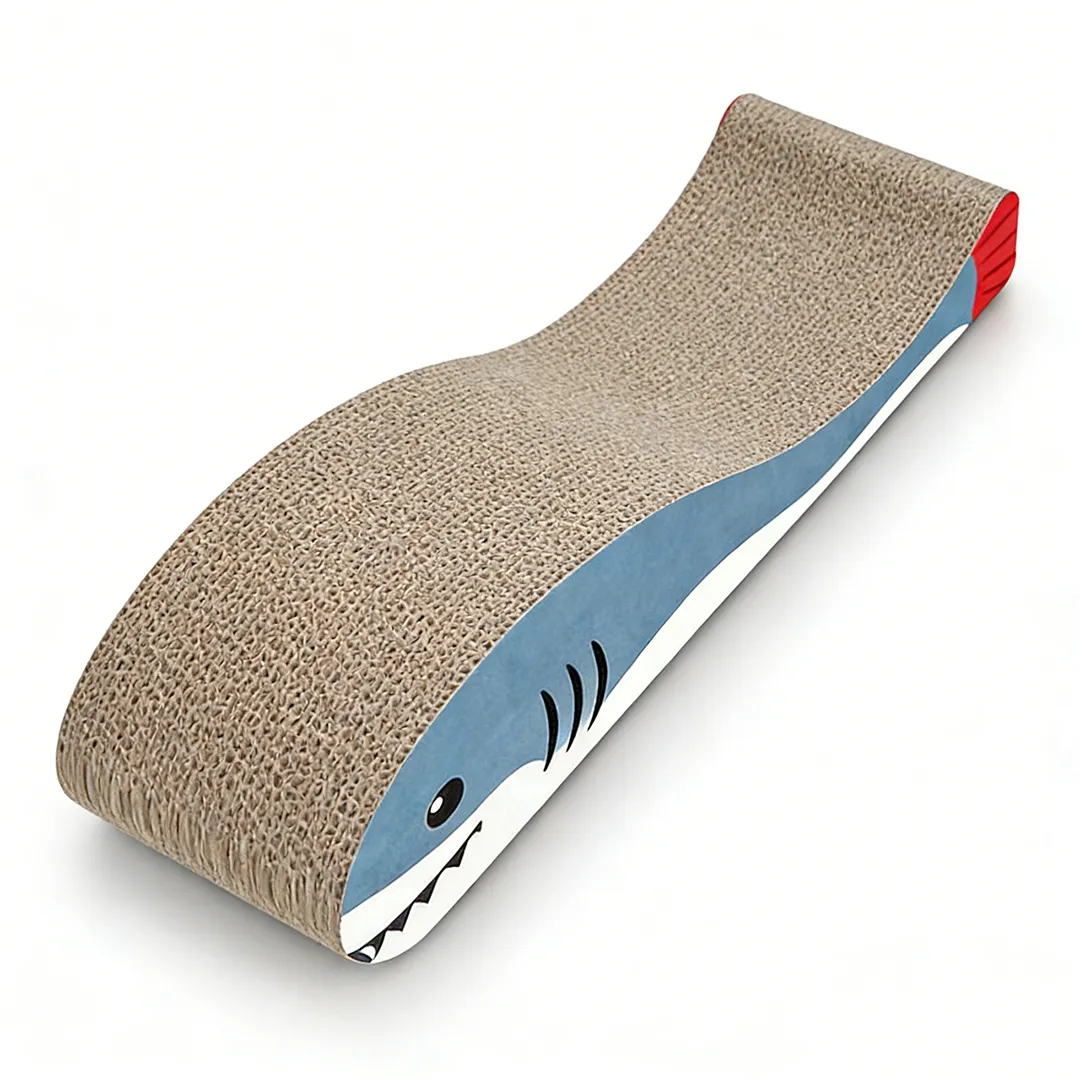 Wholesale Custom Blue Whale-Shaped Scratching Post ZB-0049 2