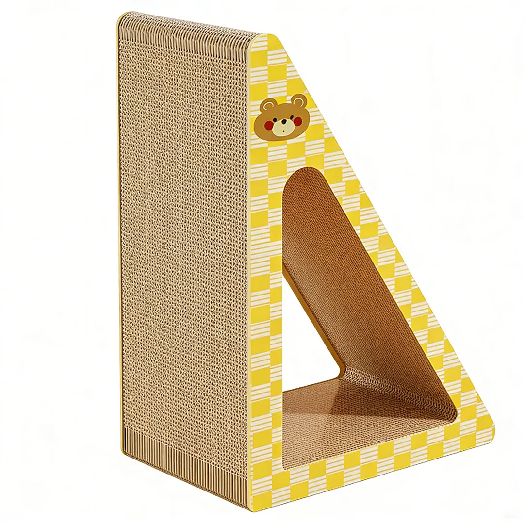 High-Quality Custom Modular Triangular Scratching House ZB-0071 2