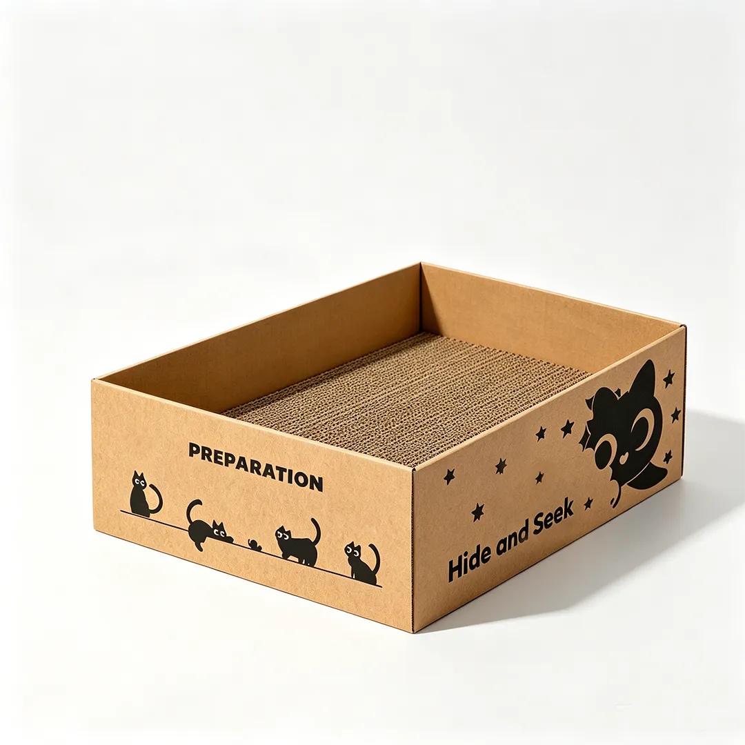 Hot sale to develop vintage cat litter box claw-grinding nest SP-0011