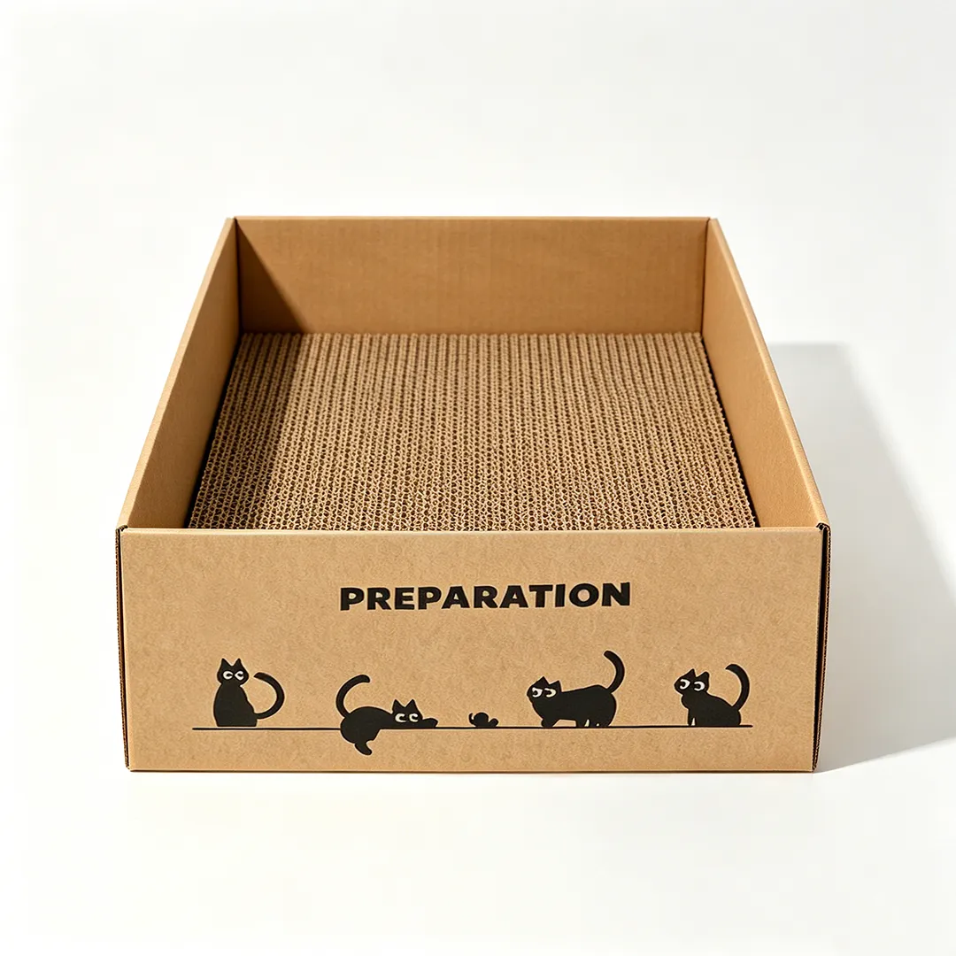 Hot sale to develop vintage cat litter box claw-grinding nest SP-0011 2