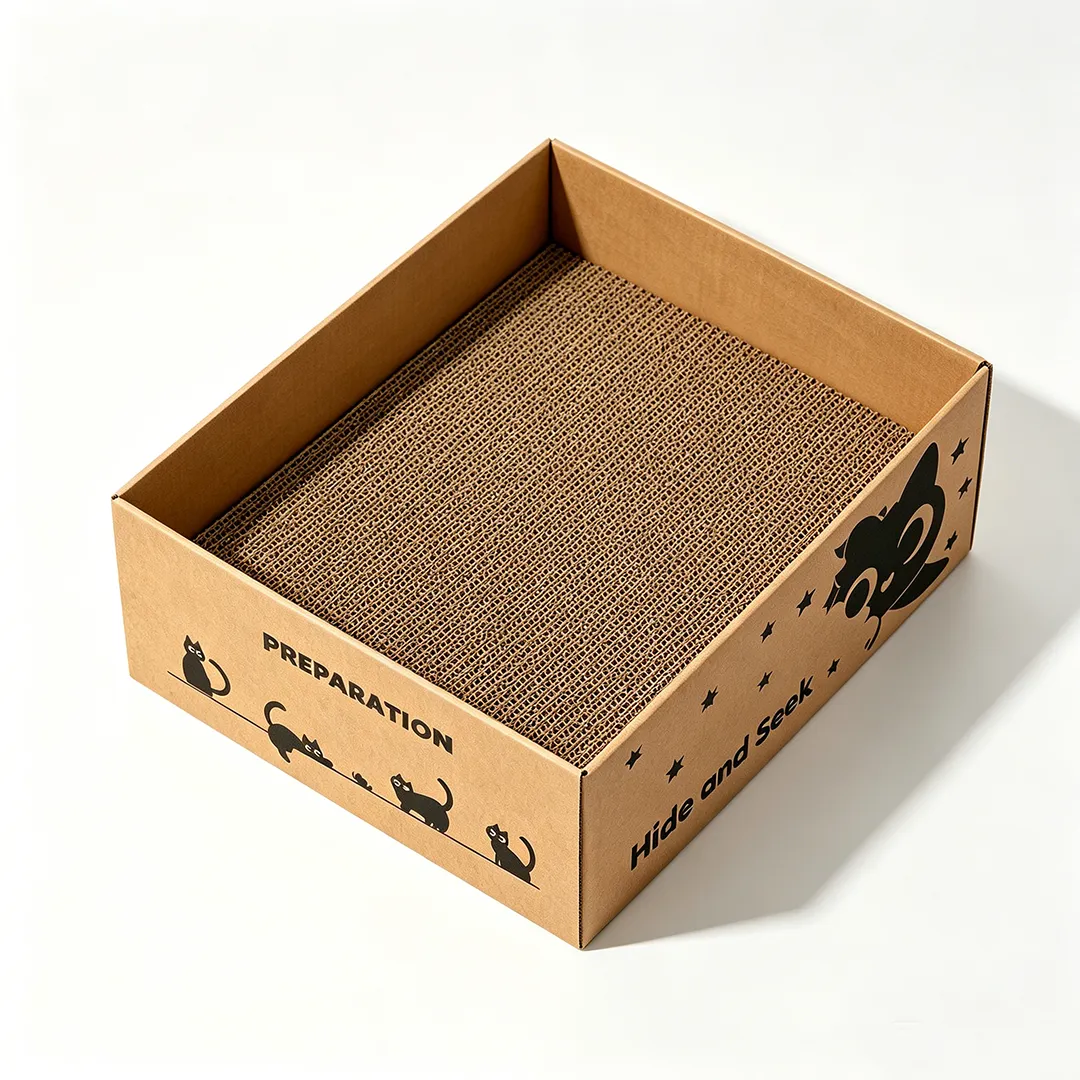 Hot sale to develop vintage cat litter box claw-grinding nest SP-0011 3