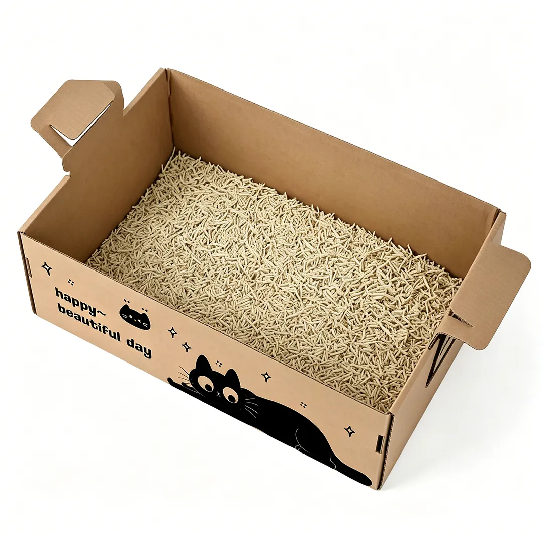 Hot sale cartoon black cat portable litter box SP-0012 2