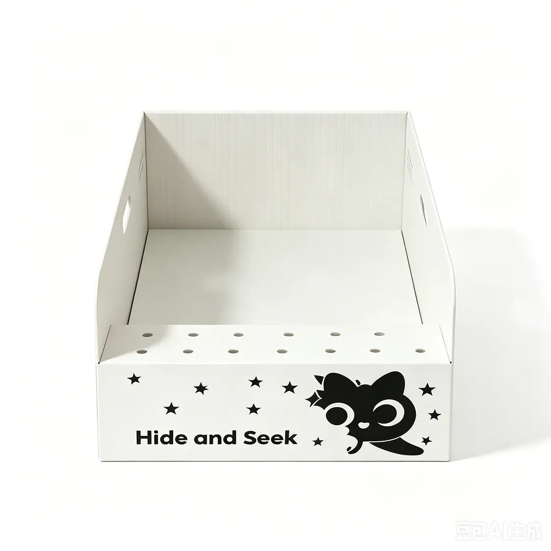 High quality custom silhouette cat with handle multi-function cat litter box SP-0014 2