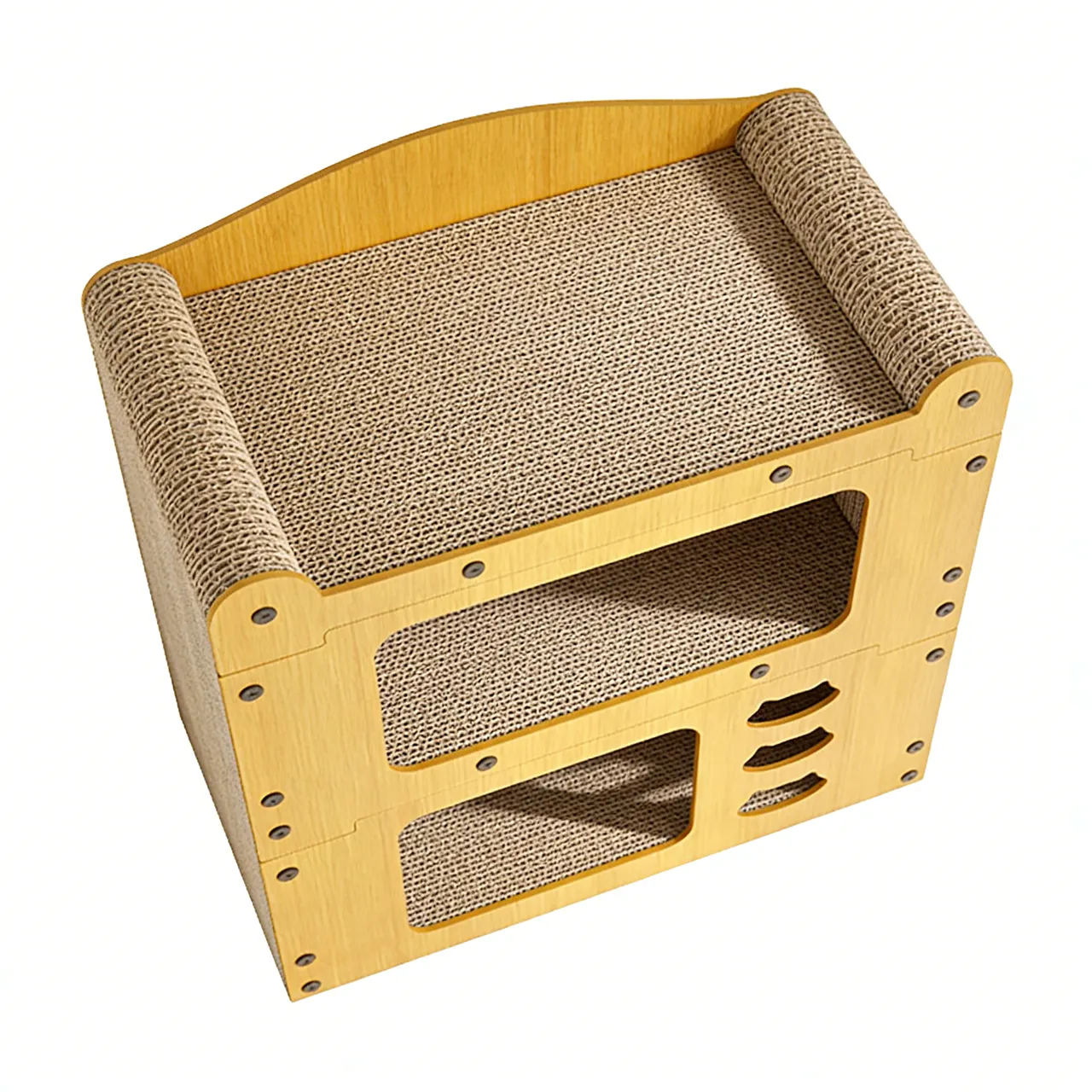 Hot Sale Custom Double Layer Assembly Cat Nest Grab Board WW-0006 2
