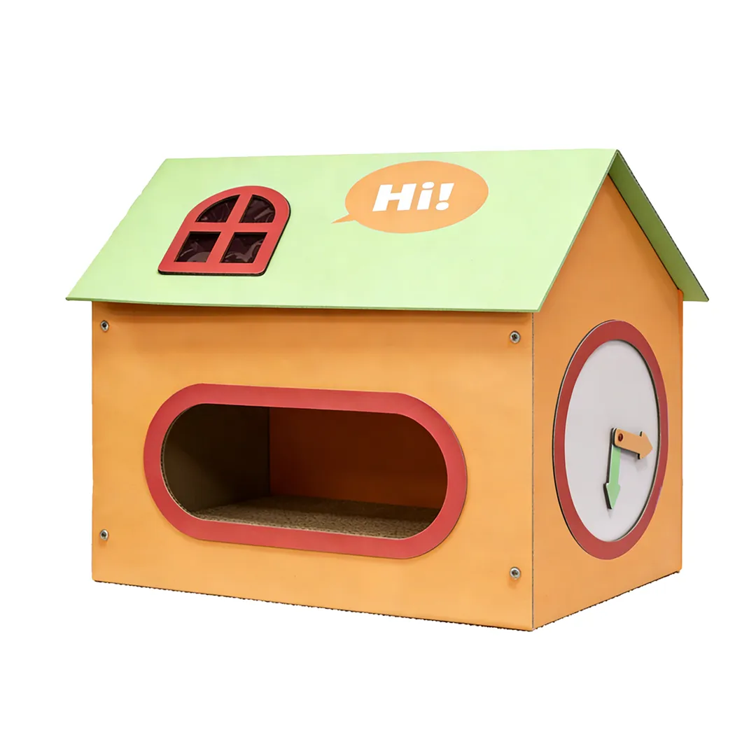 Custom wholesale WW-0019 Hi! Peekaboo Clock House 1