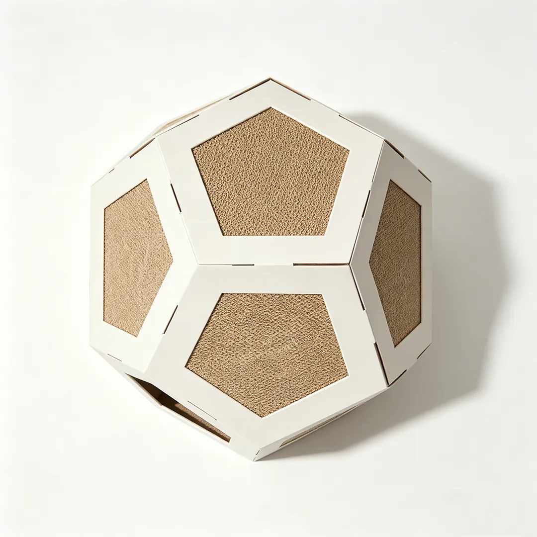 High Quality Custom Spherical Polyhedral Cat Scratch House WW-0022 2