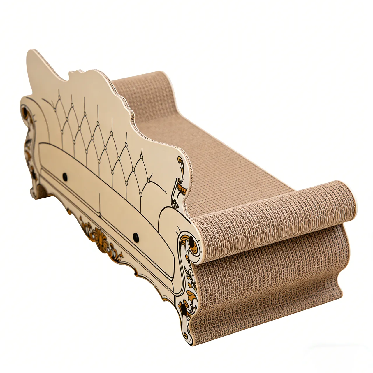 High-Quality Custom Vintage-Patterned Sofa Scratching Board ZB-0084 3