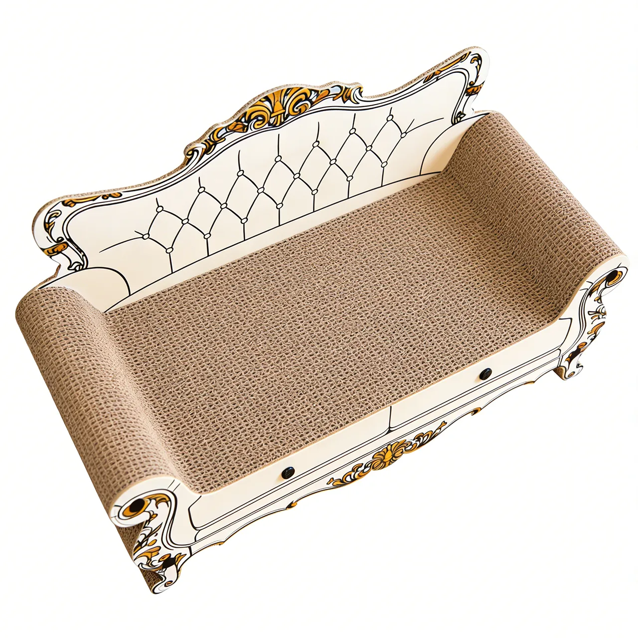 High-Quality Custom Vintage-Patterned Sofa Scratching Board ZB-0084 2