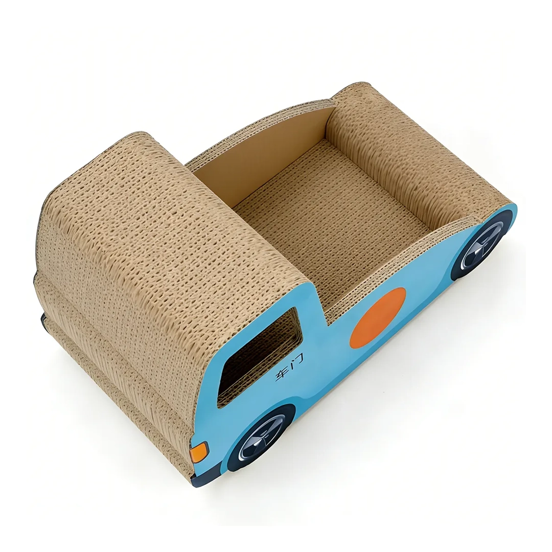 Wholesale & Customizable Bus Shape Cat Scratcher ZB-0068 2
