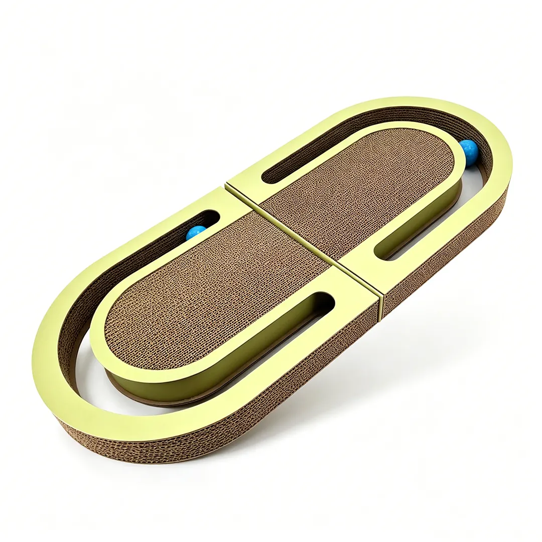 Hot Sale Custom Track Rolling Ball Cat Scratcher, Item No.ZB-0147 3